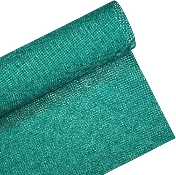 2 Sheets of Green 14 Count Aida Cloth – 18 x 18 Inch Pre-Cut Fabric Squares – Cross Stitch Fabric – 100% Cotton – Ideal for Needlework & Embroidery – The Knotty Unicorn