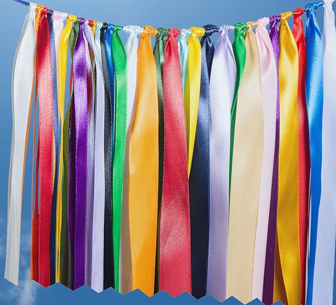 1 Inch Purple Solid Satin Ribbon, 50 Yards Craft Fabric Ribbon for Gift Wrapping Floral Bouquets Wedding Party Decoration