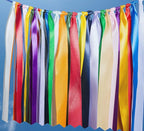 1 Inch Orange Solid Satin Ribbon, 50 Yards Craft Fabric Ribbon for Gift Wrapping Floral Bouquets Wedding Party Decoration