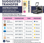Hayes Sublimation Paper 105gsm A4 Size (8.3" x 11.7") – 150 Sheets | Works With Sublimation Ink & Blanks | Compatible With Sublimation Printers | T-Shirts, Mugs, Tumblers and More