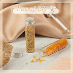 100 Pcs Small Clear Vials Spice Mini Jars with Lids Mini Glass Bottles with Screw Aluminum Metal Caps Tiny Jars Sample Containers for Powder Cream Cosmetic Jewelry Wedding (20 ml,Silver Caps)