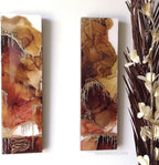 Pixiss Brown Alcohol Ink Set - 5 Shades of Highly Saturated Alcohol Ink for Epoxy Resin Supplies, Yupo Paper, Tumblers, Coasters - Resin Colorant for Epoxy Resin and Resin Art Supplies