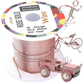 UTILE Armature Aluminum Wire 100 ft 18 Gauge 1.2 mm Anodized Craft Bendable Wire – Sculpting Metal Rose Gold for Bonsai Trees, Clay, Crafts, Plants, Gardening and Jewelry Making (Rose Gold)