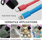 mofa Mini Variable Temp Heat Gun 350W 250℉~850℉(150℃- 450℃) Fast Heating,LCD Digital Display Hot Air Gun Tools with Reflector Nozzle&Tripod Overload Protection for Crafting,Embossing,Drying (Purple)