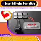 60 Pcs Strong Double Sided Adhesive Pads, Made of 3M, Heavy Duty Square Sticky Mounting Foam Tape for Car Décor Wall, 0.12" Thick Black Sticky Pads 1.57x 1.97
