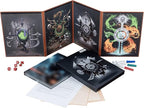 Hexers Game Master Screen, Compatible with Dungeons and Dragons, DND DM Pathfinder RPG Role-Playing, 4 Customizable Panels Inserts Included That Slide into The Pouches, Dry Erase Tracker Sheet