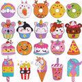 Cymbana Diamond Painting Kits for Kids 20 Pcs Desserts Contains Cupcake, Donut, Ice-Cream, Popcorn, Cookies