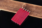 Yoption 5 Pcs Sealing Wax Sticks with Wicks for Wax Seal Stamps, Christmas Cards, Wedding Invitations, Wine Packaging, Gift Wrap, Envelopes (Wine Red)