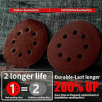 320 Grit Sandpaper, Sanding Disc 5 Inch 8 Hole Hook and Loop, 100 Pcs