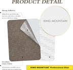 Fine Linen Repair Patches, Self-Adhesive Linen Fabric Patches, 12X40 inch Extra Size, Multi Color, Can be Used for Linen Sofa Repair and Linen Clothes Repair(12" x 40",Brown 1.0)