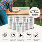 Chalky Chicks All-in-One Chalk Paint for Furniture or Cabinet - 32 Fl Oz - Matte Finish Old Lace (Off White) for Metal, Wood Furniture Paint - No Sanding All-in-One for Home Decor & Crafts, USA Made