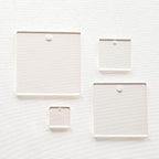25 Acrylic Square Clear with Hole (Select Size) (1.5")