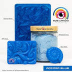 Eye Candy Pigments Premium Blue Mica Powder - Aozora Blue (50gr) - for Epoxy, Resin, Soap, Paint, Woodworking, Acrylic Pouring, Bath Bombs, Fishing Lures - DIY Arts and Crafts Additive