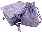 Palmhomee Pack of 25 Burlap Gift Bags with Drawstring Linen Jewelry Pouches Wedding Hessian Jute Bags for Birthday Jewelry and Treat Pouches Party Wedding Favors Gift Art and DIY Craft (2.8x3.6