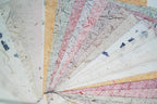 50 Sheets 8.5 x 11 Thin Mulberry Paper Sheets Handmade Art Tissue Washi Paper Design Craft Art Origami Suppliers Card Making (Tamarind Leaves,Onion,Banana Tree Fiber,Rice Straw etc.)
