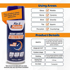 FIX & FUSION Activator Spray (13.5 Fl Oz), Instant Cure Accelerator for Cyanoacrylate (CA) Super Glue for Wood, Plastic, Rubber, Granite, and DIY & Professional, Accelerates Bonding Strength, (2 Pack)