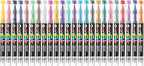 24 Colors Acrylic Paint Pens, Non-Bleeding Brush Tip Markers Pens for Glass, Canvas, Stone, Rock Painting, Wood, Ceramic Surfaces, DIY Crafts Making Art Supplies