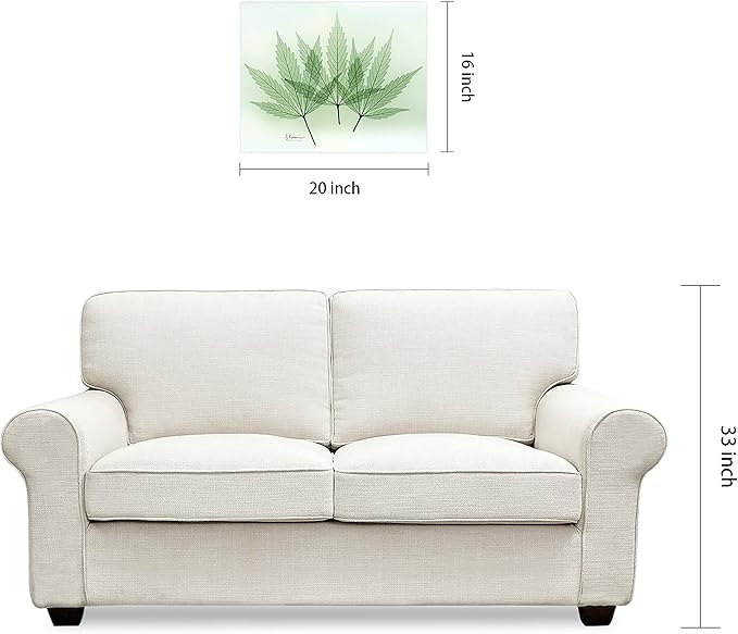 Empire Art Direct Frameless Free Floating Tempered Glass Panel Graphic Wall Art Ready to Hang, 16" x 20", Green Flower