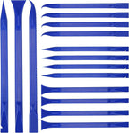 Minatee 18 Pieces Non-scratch Plastic Scraper Tool Multi-purpose Carbon Fiber Pen-shaped Plastic Scraper for Cleaning Small and Narrow Space(Blue)