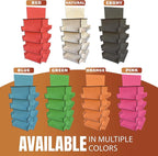 TORCHED DISPLAYS 4-Sided Rotating Display Stand - Craft Shows, Trade Shows, Markets - Small & Medium-Sized Items like Stickers, Postcards, Coasters, Note Pads, Napkins, Easy to Assemble (Green)