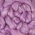 Merino Silk Luxe Tonal Designer Blend. Superfine Merino, Mulberry Silk, Tussah Silk. Top Roving for Spinning or Felting. Pastel Passion 4oz