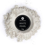 MEYSPRING White Pearl Mica Powder - 50g - White Resin Art Pigment - Mica Powder for Epoxy Resin - UV Resin Dye