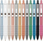 Ballpoint Pens Black Ink Ball Point Pen with Super Soft Grip Medium Point 1.0mm Office Pens (Silver 12-count)