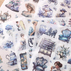 Vintage Ephemera Sticker 24 Sheets precut 300 washi Stickers Paper Journal Stickers for Adults People Junk Journal Sticker Book Scrapbooking Supplies
