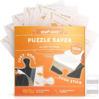 Newverest Gift Bundle of 2: Roll Up Puzzle Mat 1500 pcs & 6-Pack Puzzle Glue Sheets