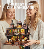 DIY Dollhouse Miniature House Kit,DIY Kit Mini House Model,1:24 Scale Creative Doll House Best Christmas Birthday Gift for Lovers Boys and Girls. (Edinburgh Castle)