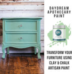 Daydream Apothecary Premium Chalk Style Paint for Furniture, Home Décor, Wood, DIY Interior Projects, Quick Dry, No Prep or Prime Needed, Matte Pastel-Mint Green - 8oz