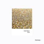 Hemway Polyurethane & Epoxy Resin Glitter 100g / 3.5oz Metallic Crystal Flake Additive for Flooring Jewelry Tumblers Glass Pigment - Fine (1/64" 0.015" 0.4mm) - Gold Silver