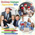 Eaasty 48 Pcs Christmas Gifts for Coworkers Appreciation Ballpoint Pens Bulk Coworkers Are Like Christmas Lights Holiday Thank You Gifts for Employee Team Colleagues (Appreciation)
