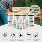 Chalky Chicks 8 Fl Oz Matte Mountain Green (Sage Green) Chalk Paint for Furniture Without Sanding - No Prep Furniture Paint No Sanding All in One for Crafts, Wood, Walls, Cabinet, Metal, Dresser