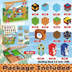 Magnetic Blocks, 100PCS Magnetic Building Blocks, STEM Building Game Montessori Sensory Toys for Kids Boys Girls Ages 3 4 5 6 7 8 9 10 Holiday Easter Birthday Gifts