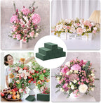 Tunnkit 8 Pcs Floral Foam Blocks Each 7.8" L x 3.5" W x 2.4" H Wet & Dry Flower Foam Blocks for Fresh and Artificial Flower Florist Foam Craft Art Supplies Wedding Home Decor for Flower Arrangement