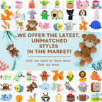 Crochetta Crochet Kit for Beginners, Crochet Starter Kit w Step-by-Step Video Tutorials, Beginner Crochet Kit for Adults Kids Women Men Complete Kit Included (Otter Mom and Baby)