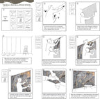 AFZEVEB-Gray and Gold Marble Wallpaper Wall murals for Bedroom 136"x96"(Not Peel and Stick)