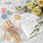 Glue Gun Wax Seal Sticks, 8 Pcs Pink Sealing Wax Sticks for Wedding Invitation Envelopes, Antique Stamp Seals, Letter Sealer, Scrapbook Supplies, Christmas Cards, Gifts Wrapping