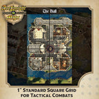 Arcknight The Noble's Keep Roleplaying D&D Battle Map; 16 Modular RPG Maps in 8 Double-Sided Pages, 1" Square Grid, Modular & Versatile DnD Map for ttrpg Gaming - for Dungeons & Dragons, Pathfinder