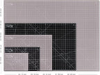 Elan Cutting Mat 36x72 Black & Taupe, Extra Large Self Healing Cutting Mat 36 x 72 Inch, 5-Ply Craft Board Black, Hobby Board for Sewing and Quilting