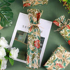 100 Sheet William Morris Tissue Paper, 20x14 inch Vintage Blue Green Floral Printed Wrapping Paper Seamless Print Botanical Flower Tissue Paper for Birthday Wedding Bridal Shower Tea Party DIY Craft