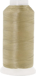 Mandala Crafts Beige Heavy Duty Thread - #69 T70 210D/3 1500 Yds Polyester Thread for Sewing Machine Outdoor Marine Jeans Leather Thread Drapery Upholstery Thread