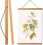 WITCOLOR Poster Hanger Frame, Teak Style 22 inch Wide Magnetic Frame for Wall Decor Art Painting, Magnet Poster Hanger for Photos, Pictures, Prints, Maps, Scrolls and Canvas Artwork