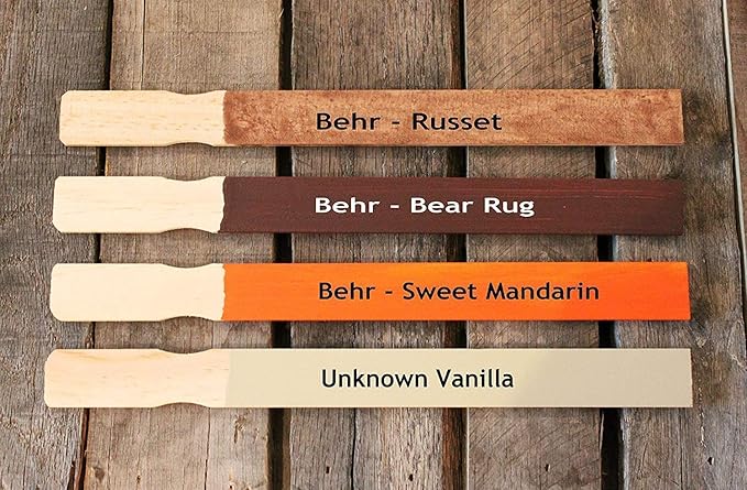 Paint Stir Sticks-REWISS Bulk 100 PCS 12in Length Bamboo Craft Sticks Natural Color Paint Stir Sticks