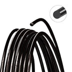 The Beadsmith Wire Elements Craft Wire – Tarnish Resistant, Soft Temper, Round, Black Color – 1mm, 18 Gauge, 7 Yard Spool – Jewelry Making, Wire Wrapping, Floral, & Other DIY Crafts