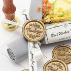 SWANGSA 20 Pieces Glue Gun Sealing Wax Sticks Antique Gold for Wax Seal Stamp, Great for Wedding Invitations, Cards, Envelopes, Wine Packages, Gift Wrapping (Antique Gold)