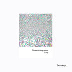 Hemway Polyurethane & Epoxy Resin Glitter 100g / 3.5oz Metallic Crystal Flake Additive for Flooring Jewelry Tumblers Glass Pigment - Fine (1/64" 0.015" 0.4mm) - Silver Holographic