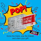 BILZ® Super Maze | Gift Card Puzzle Game for Ages 8+ | Made in USA | Easy Fun Setup | Fits Gift Cards, Cash (Folded), and Notes | Great for Graduations, Christmas, & Birthdays | 2 Pack