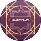 SLOWPLAY Nash Ceramic Poker Chips in Bulk, Casino Grade Ceramic 10-Gram Poker Chip for Texas Hold'em, 39mm Professional Chips Pack of 50 (Purple)